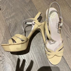 Vince camuto beige patent heels. Like the YSL heels